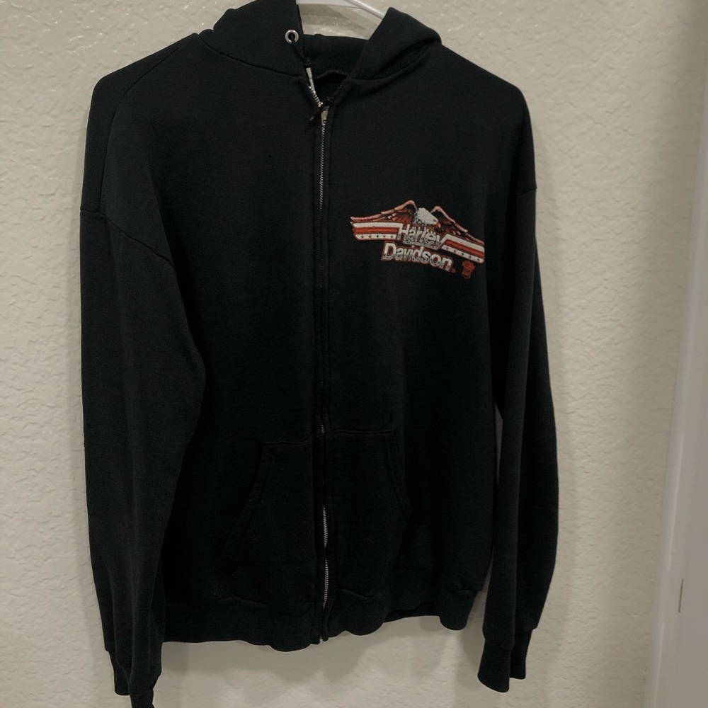 Vintage Harley Davidson zip up